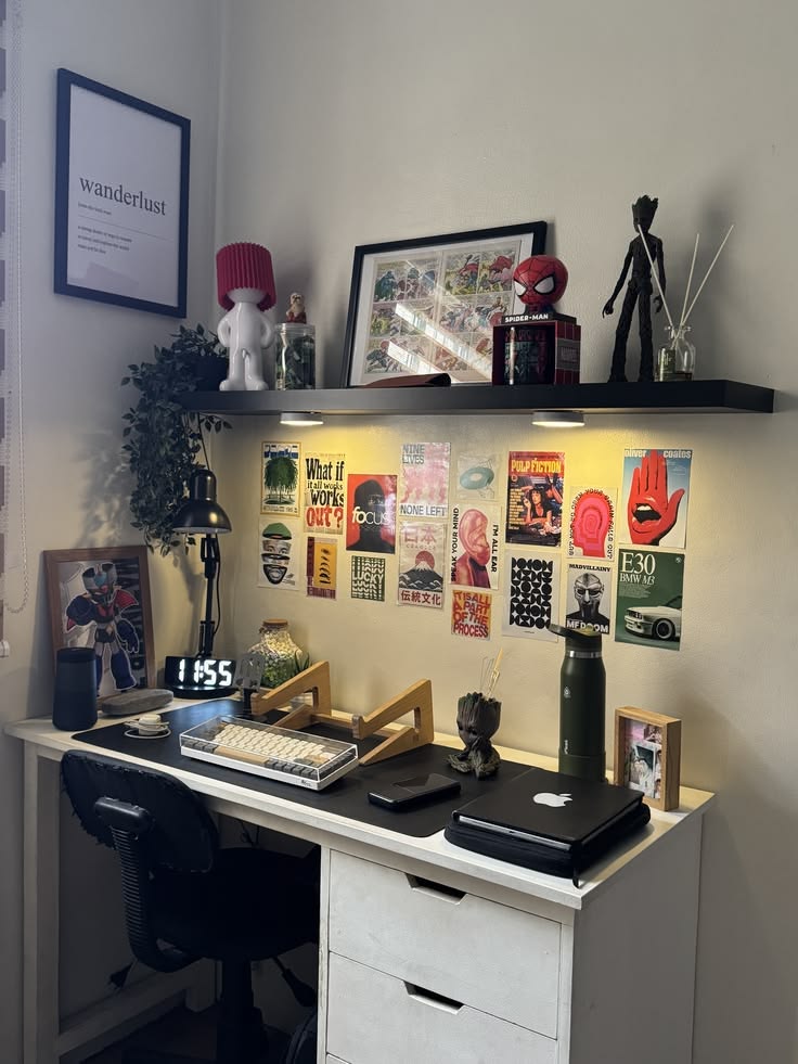 Aesthetic Student Workspace