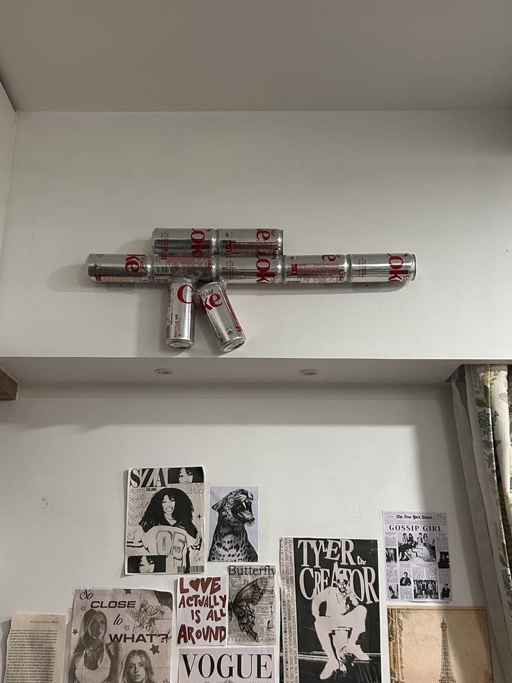 Coke Can Wall Gun Art