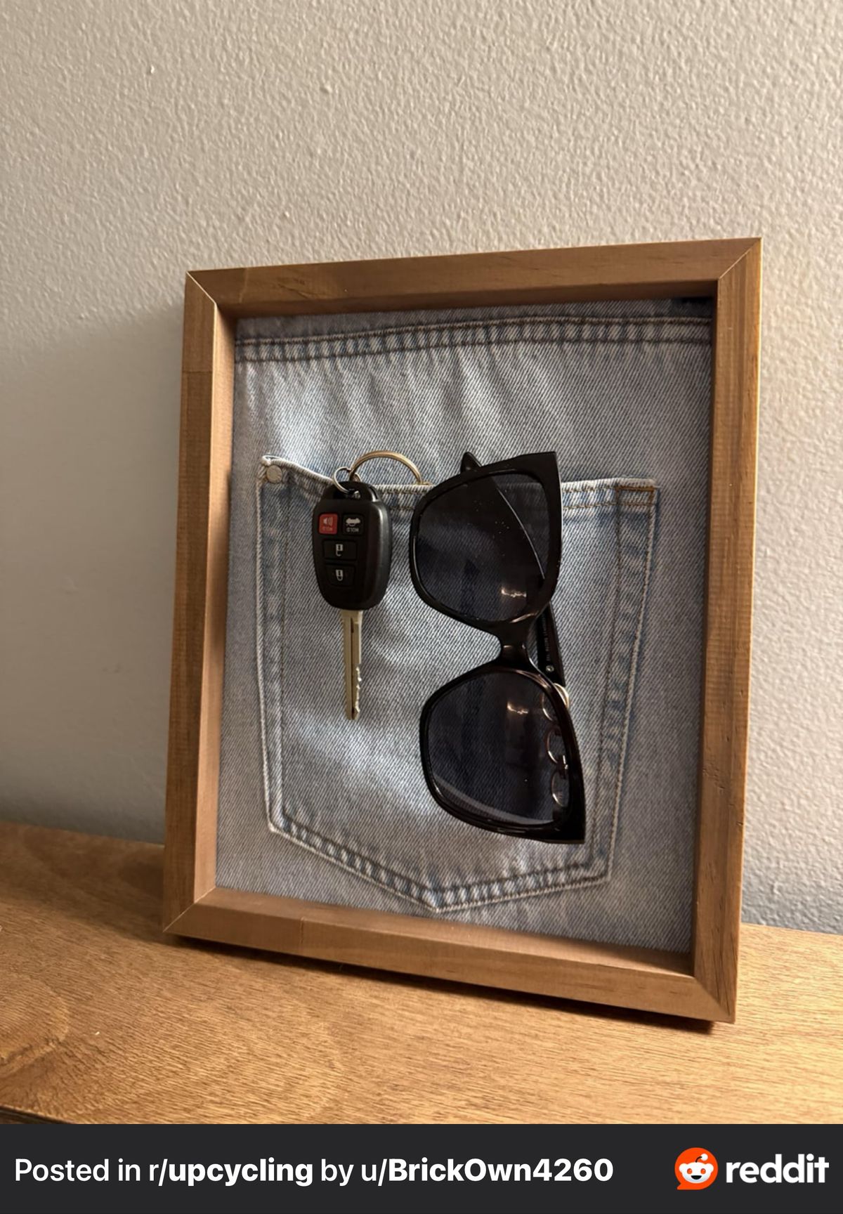 Denim Pocket Organizer Frame