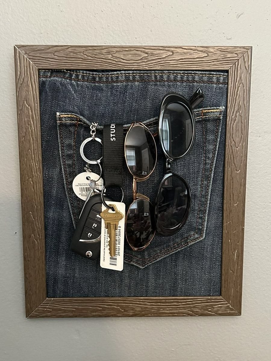Premium Denim Key Holder